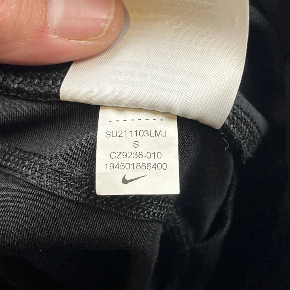 Nike Dri-FIT Running‎ Tights Pants Small Black Athletic CZ9238-010 Spandex